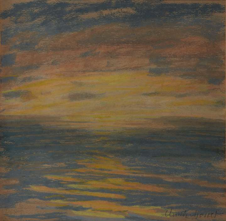 Coucher de soleil sur la mer